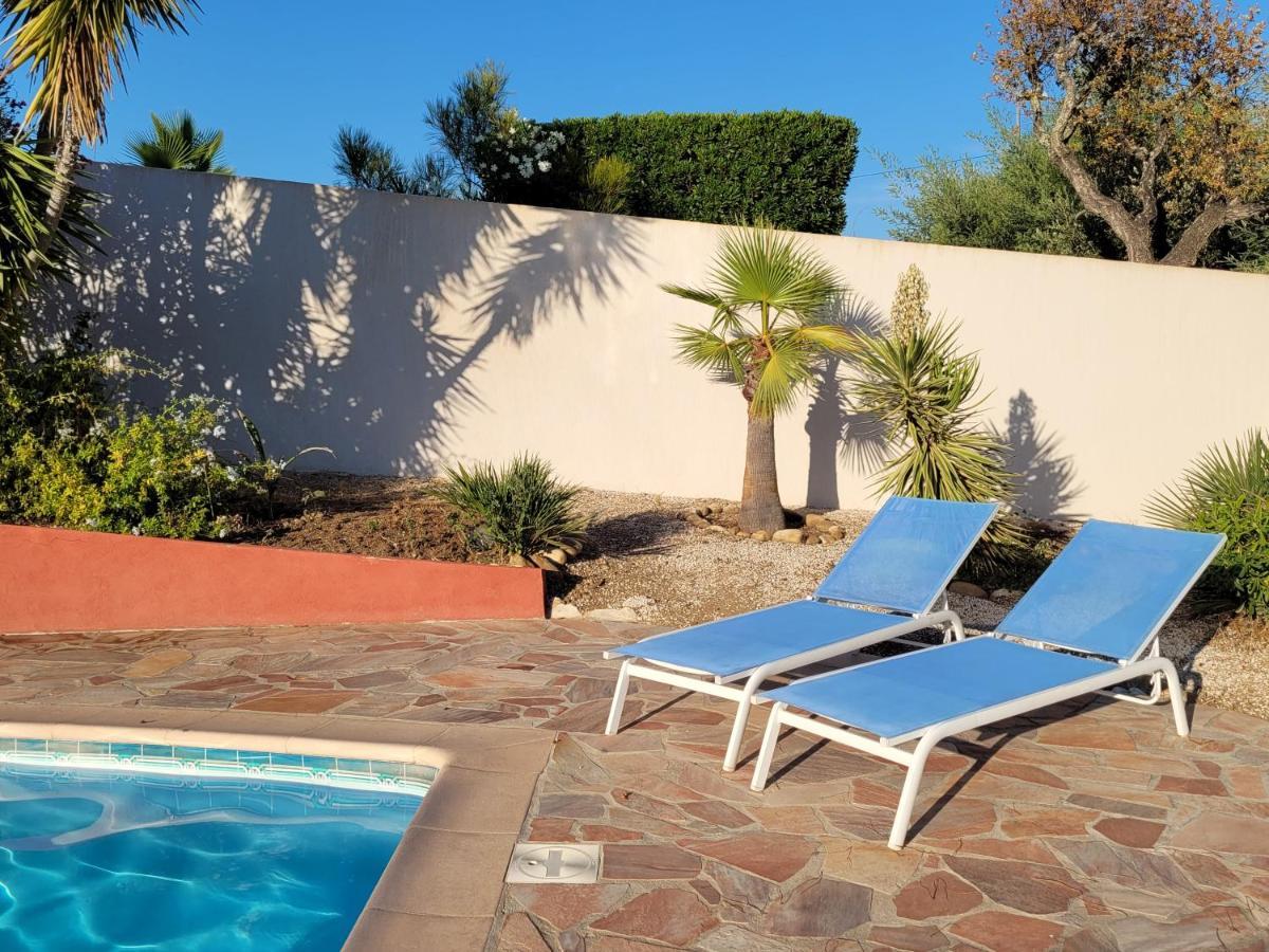 Villa Palm' Issambres 6-7 Personnes, Clim, Avec Piscine, Jardin Et Parking Prives La Garonnette-Plage Exterior foto